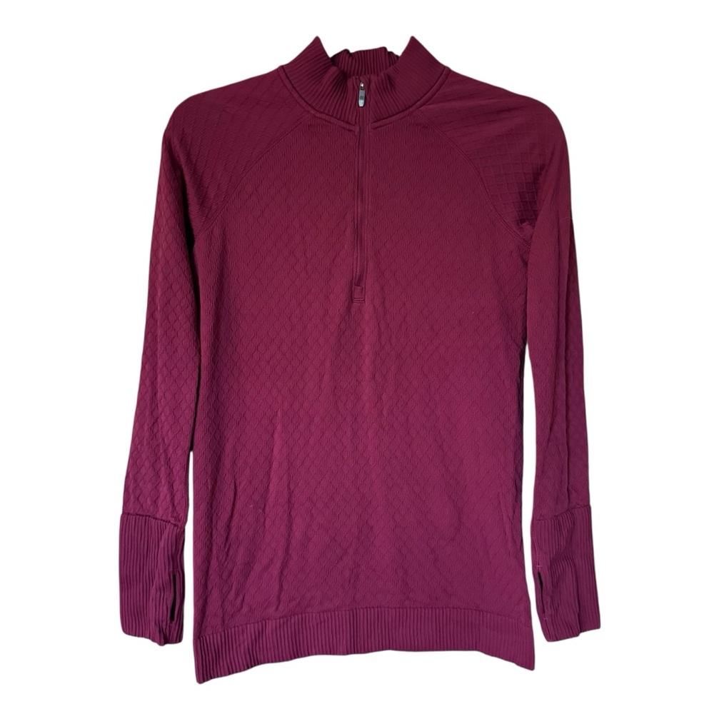 Lululemon Rest Less‎ 1/4 Zip Pullover in Star Ruby Maroon 6